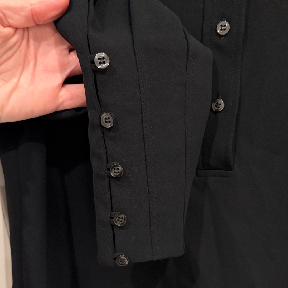 A.L.C. Black Button-Down Women's Top - Picture 5 of 7